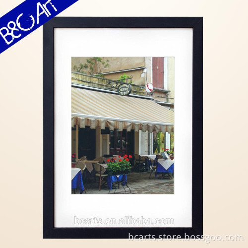 ZH(541) Beautiful street scenery oil painting place printing coffee house oil painting